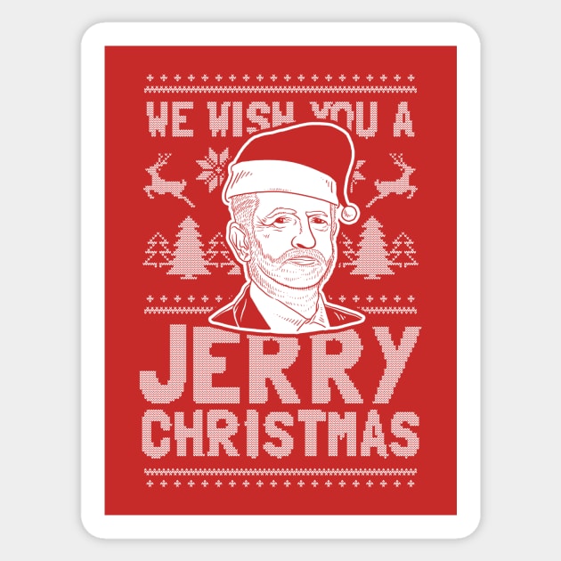 We Wish You A Jerry Christmas Sticker by dumbshirts